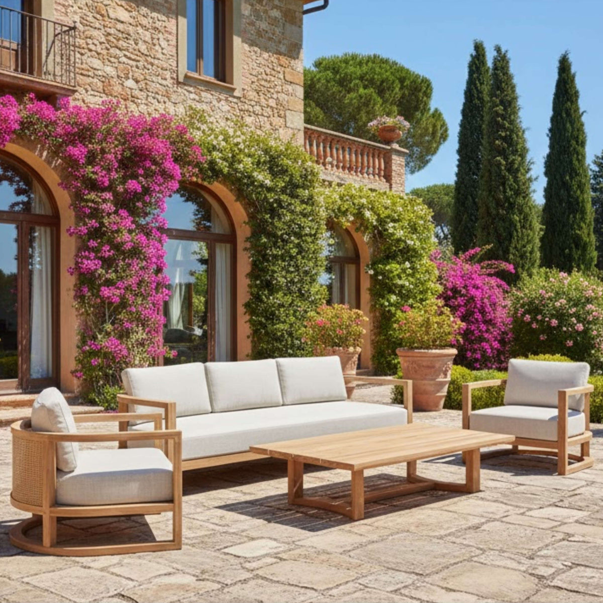 Anderson Teak Junus 4-Piece Deep Seating Set
