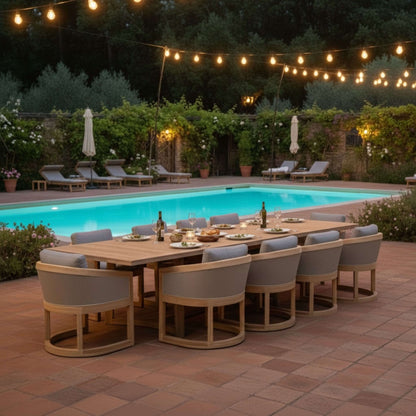 Anderson Teak Catania 11-Piece Dining Set
