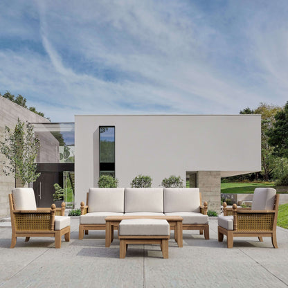 Anderson Teak Luxe 7-Piece Modular Deep Seating Set