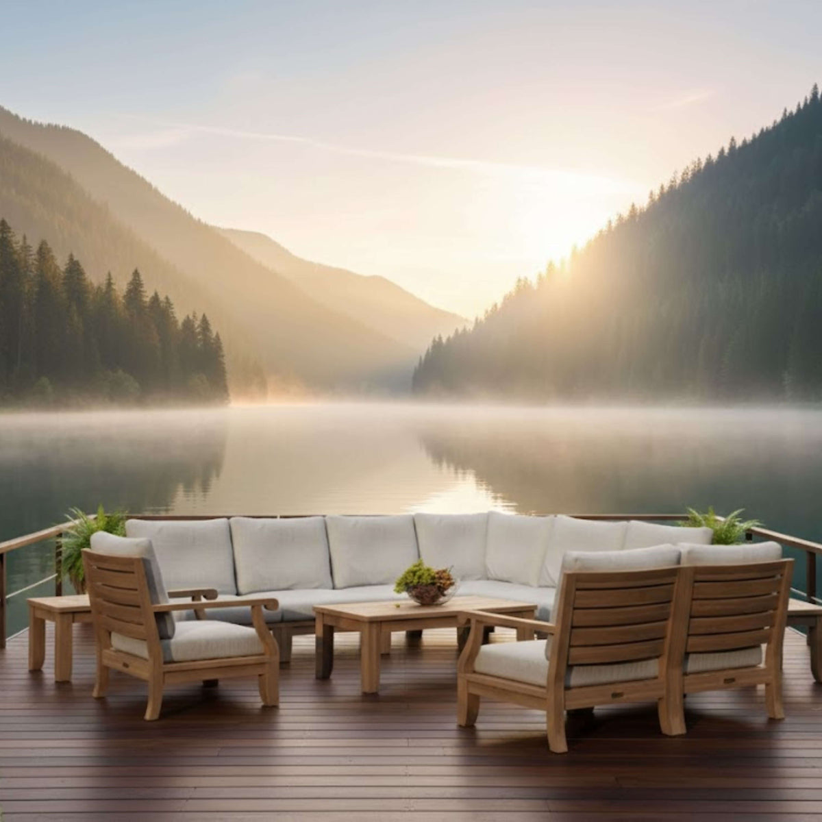 Anderson Teak Riviera 11-Piece Modular Set