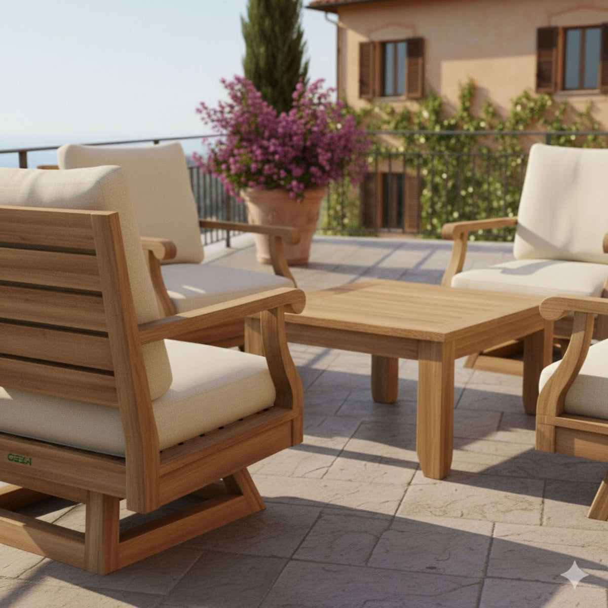 Anderson Teak Riviera 5-Piece Modular Set