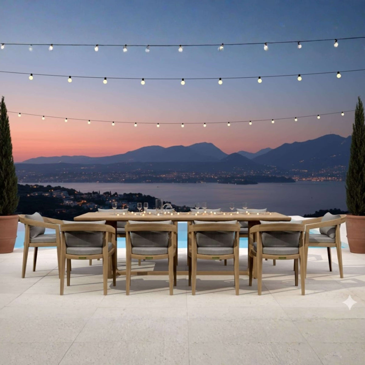 Anderson Teak Toscana 11-Piece Dining Set