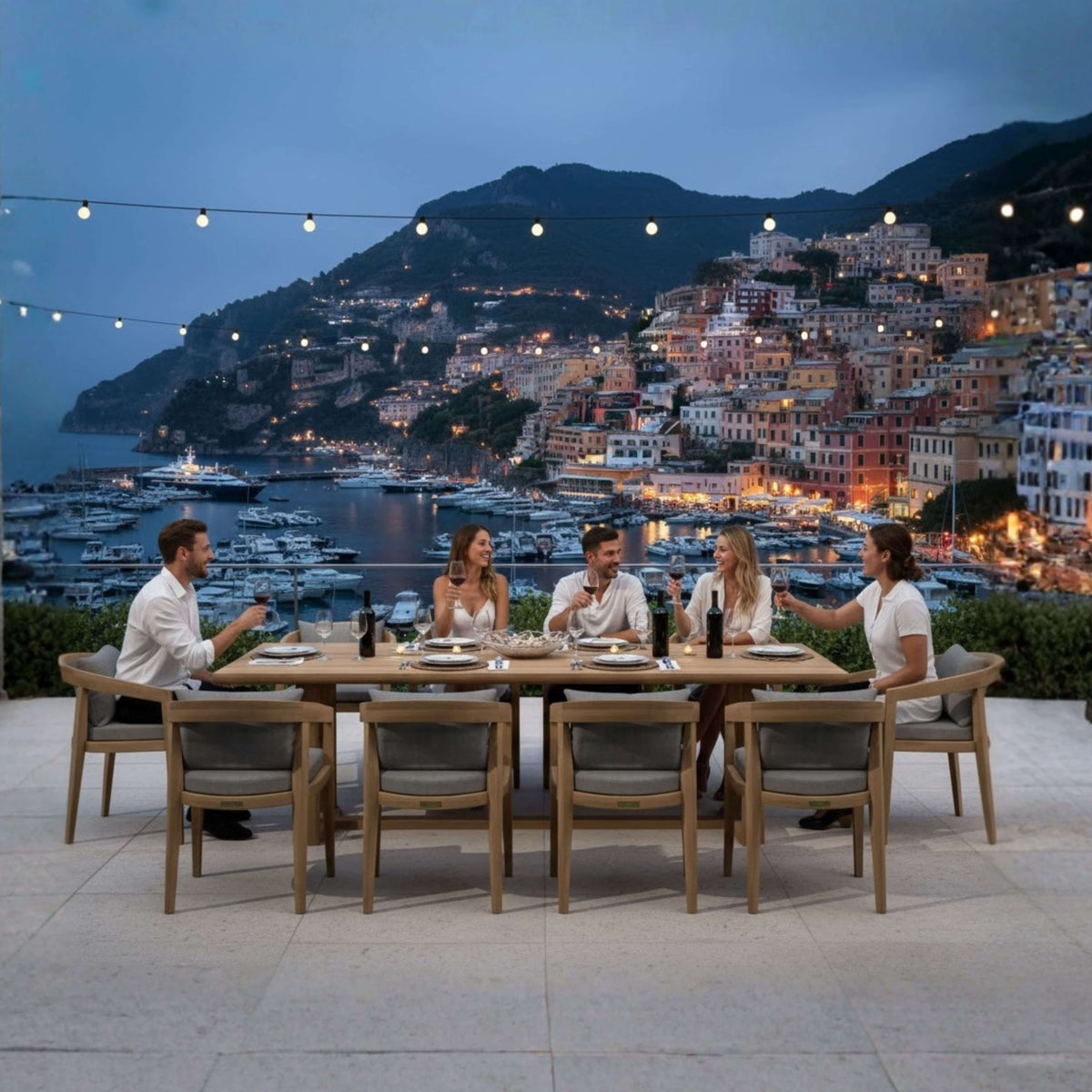 Anderson Teak Toscana 11-Piece Dining Set