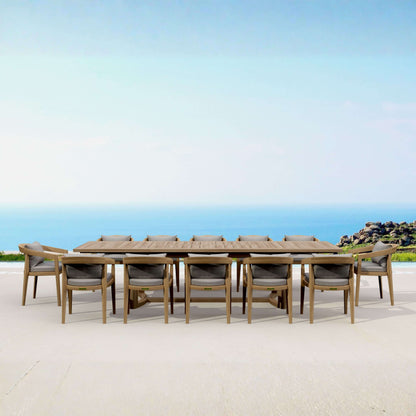 Anderson Teak Toscana 13-Piece Extension Table Set