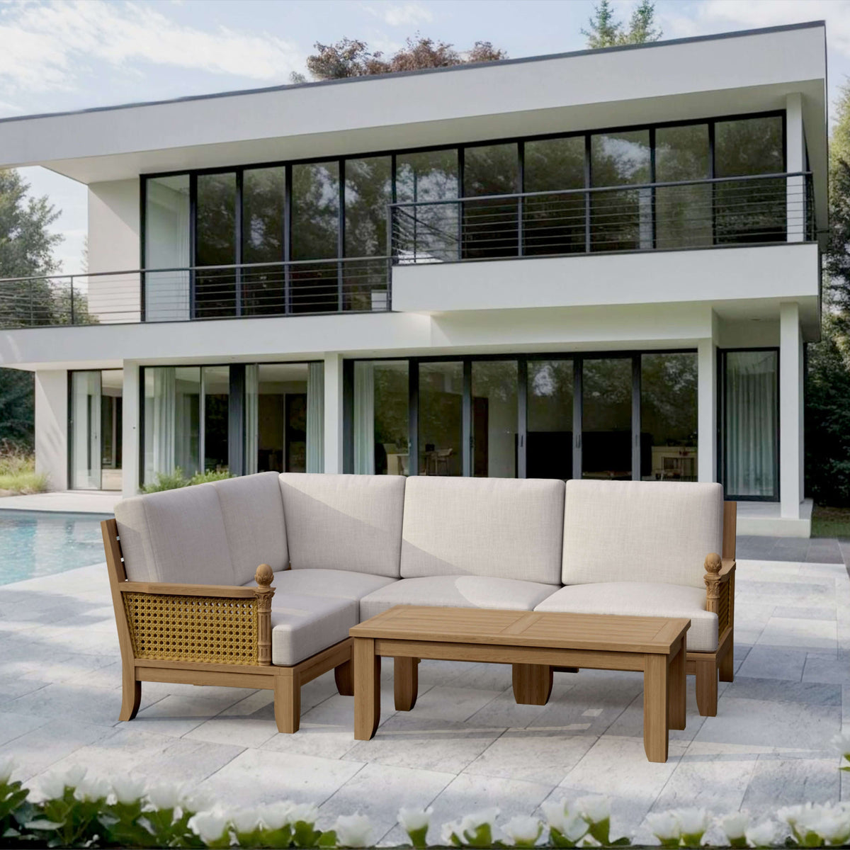Anderson Teak Luxe 5-Piece Modular Set