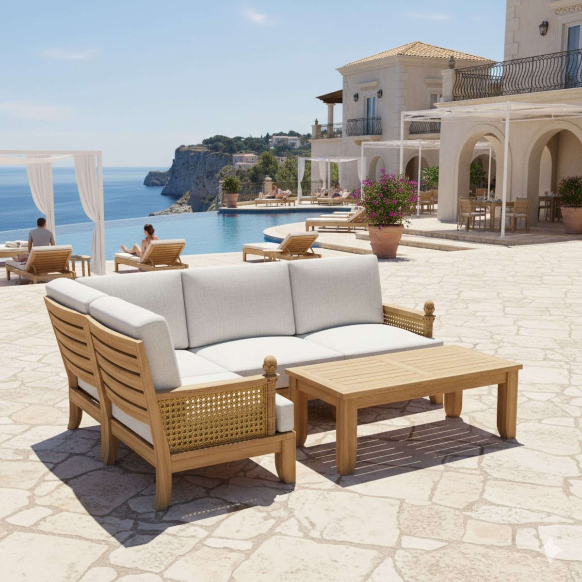 Anderson Teak Luxe 5-Piece Modular Set