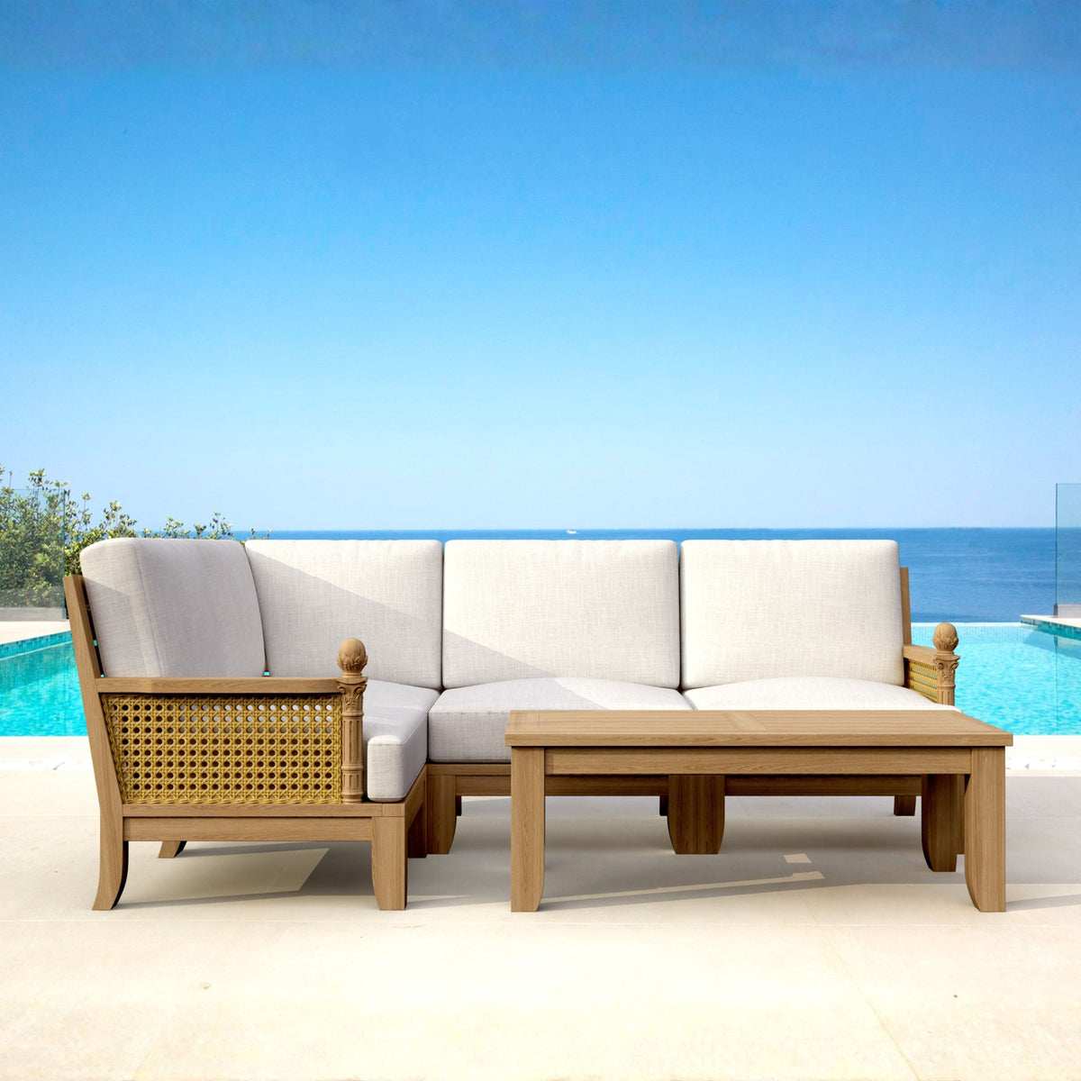 Anderson Teak Luxe 5-Piece Modular Set