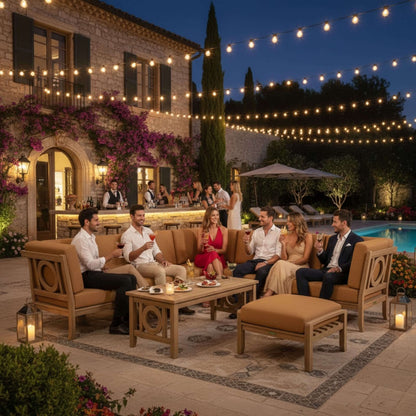 Anderson Teak Natsepa 9-Piece Modular Set A