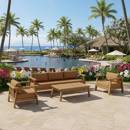 Anderson Teak Palermo 4-Piece Deep Seating Set