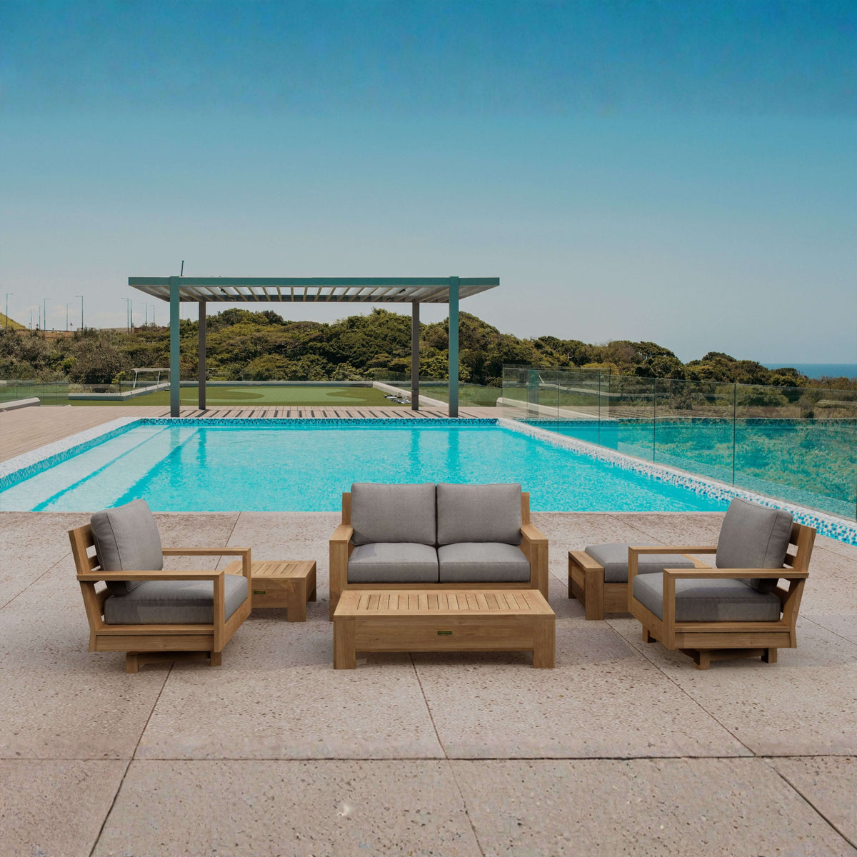 Anderson Teak Madera 6-Piece Deep Seating Set