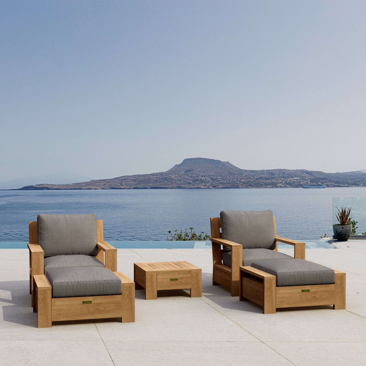 Anderson Teak Madera 5-Piece Deep Seating Set