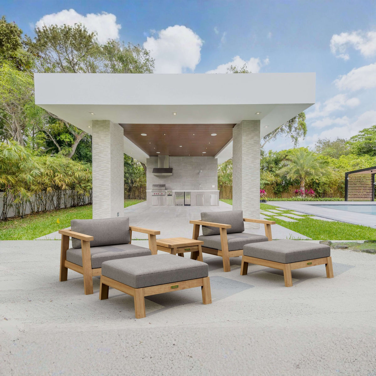 Anderson Teak Palermo 5-Piece Deep Seating Set
