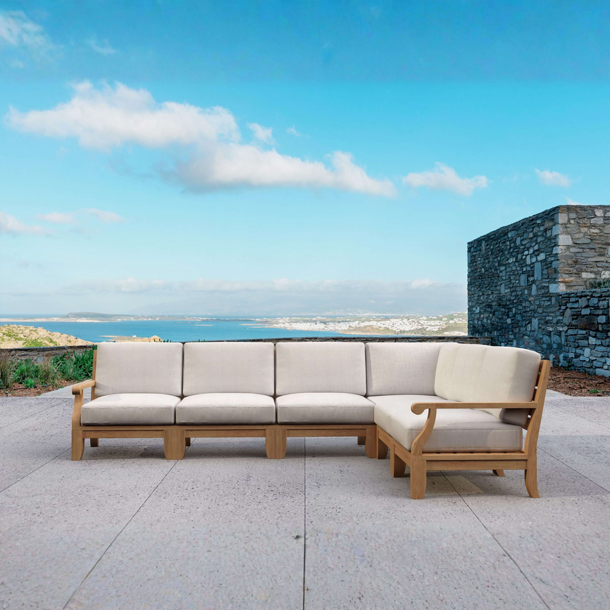 Anderson Teak Riviera 6-Piece Modular Set