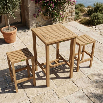 Anderson Teak Bahama Montego 3-Piece Square Bar Set