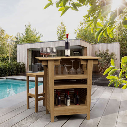 Anderson Teak Montego 3-Piece Bar Set