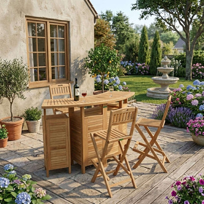 Anderson Teak Altavista 4-Piece Bar Set