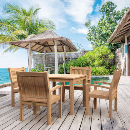 Anderson Teak Bahama Sahara 5-Piece Bistro Table