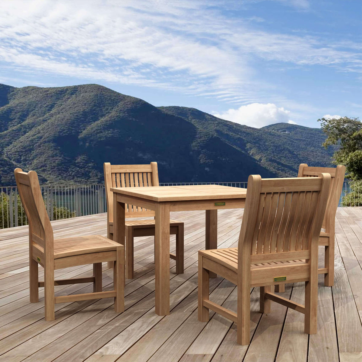 Anderson Teak Bahama Sahara 5-Piece Bistro Set