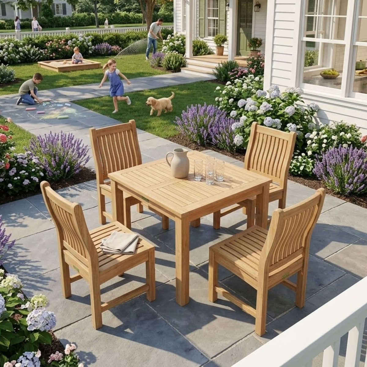 Anderson Teak Bahama Sahara 5-Piece Bistro Set
