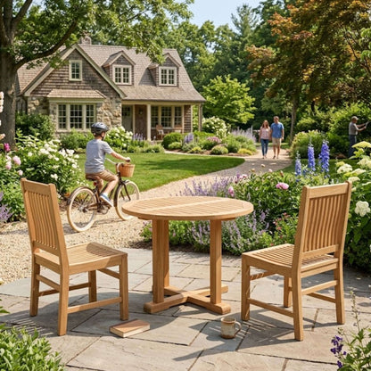 Anderson Teak Montage Saratoga 3-Piece Dining Set
