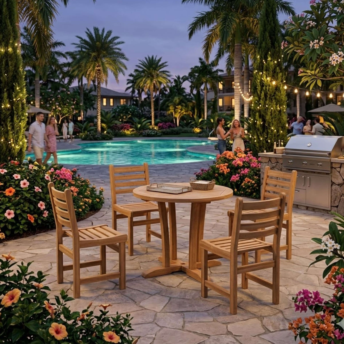 Anderson Teak Descanso Windham 5-Piece Dining Set