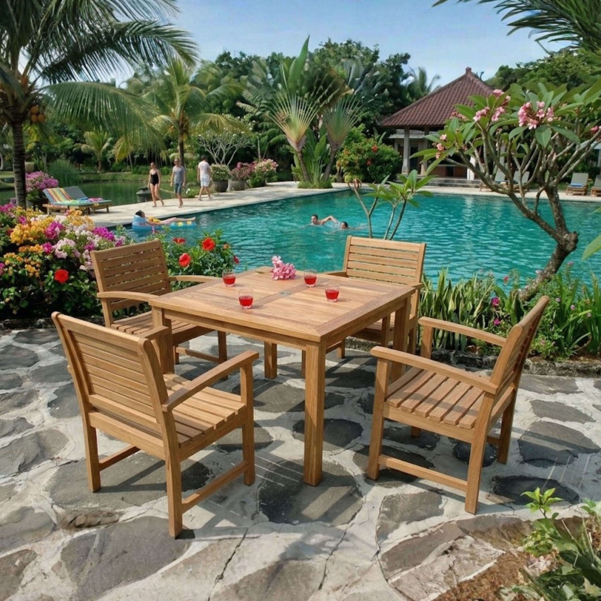 Anderson Teak Montage Victoria 5-Piece Dining Set