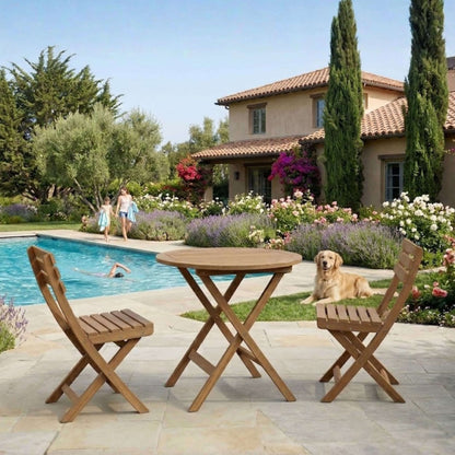 Anderson Teak Chester Alabama 3-Piece Bistro Set