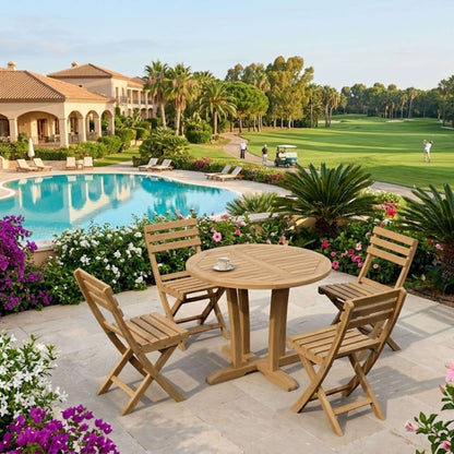 Anderson Teak Descanso Alabama 5-Piece Bistro Set