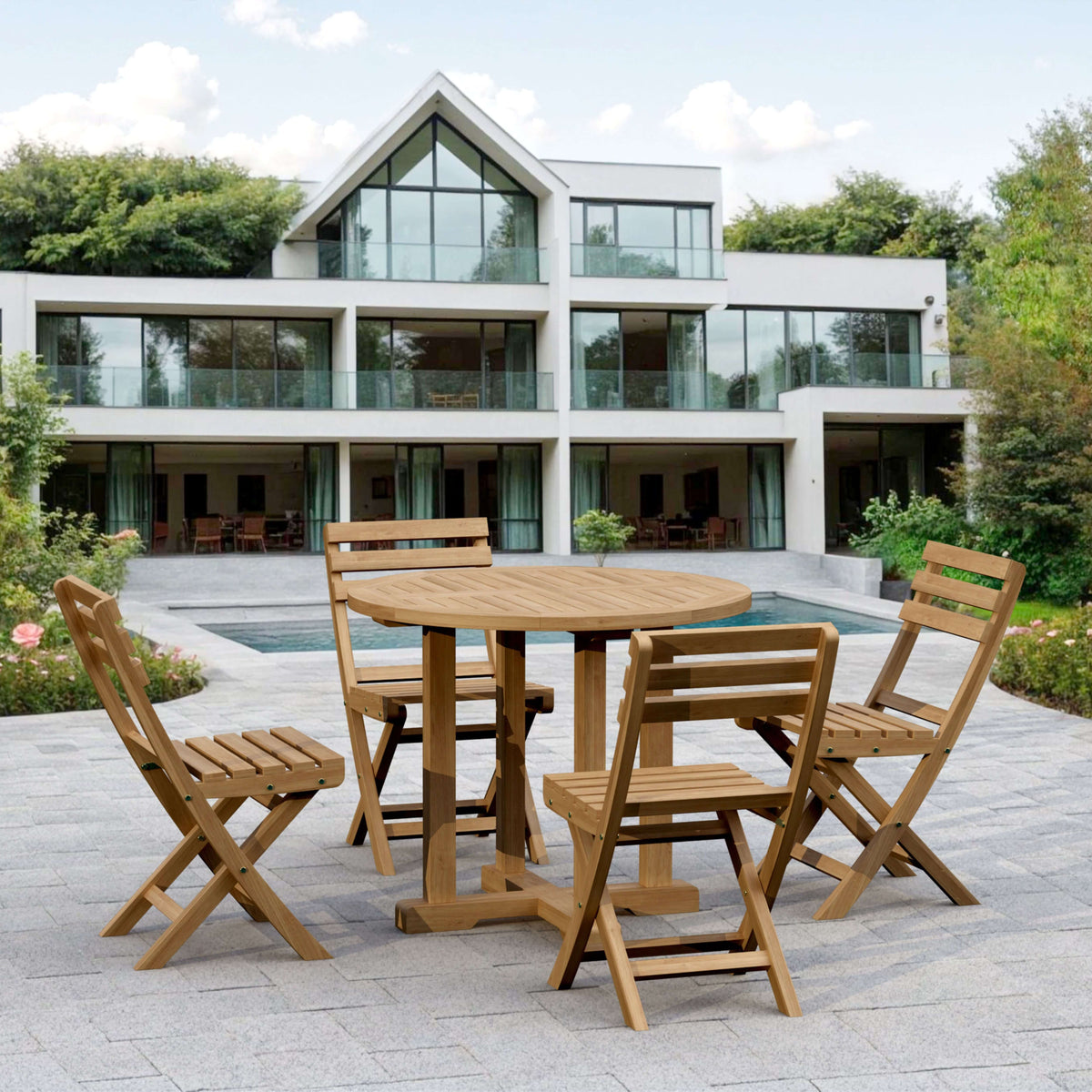 Anderson Teak Montage Alabama 5-Piece Bistro Set