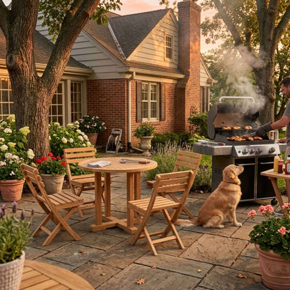 Anderson Teak Montage Alabama 5-Piece Bistro Set