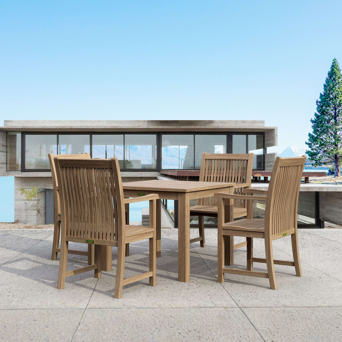 Anderson Teak Bahama Chicago 5-Piece Bistro Set