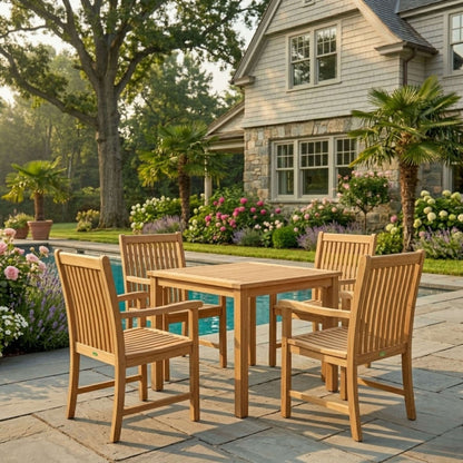Anderson Teak Bahama Chicago 5-Piece Bistro Set