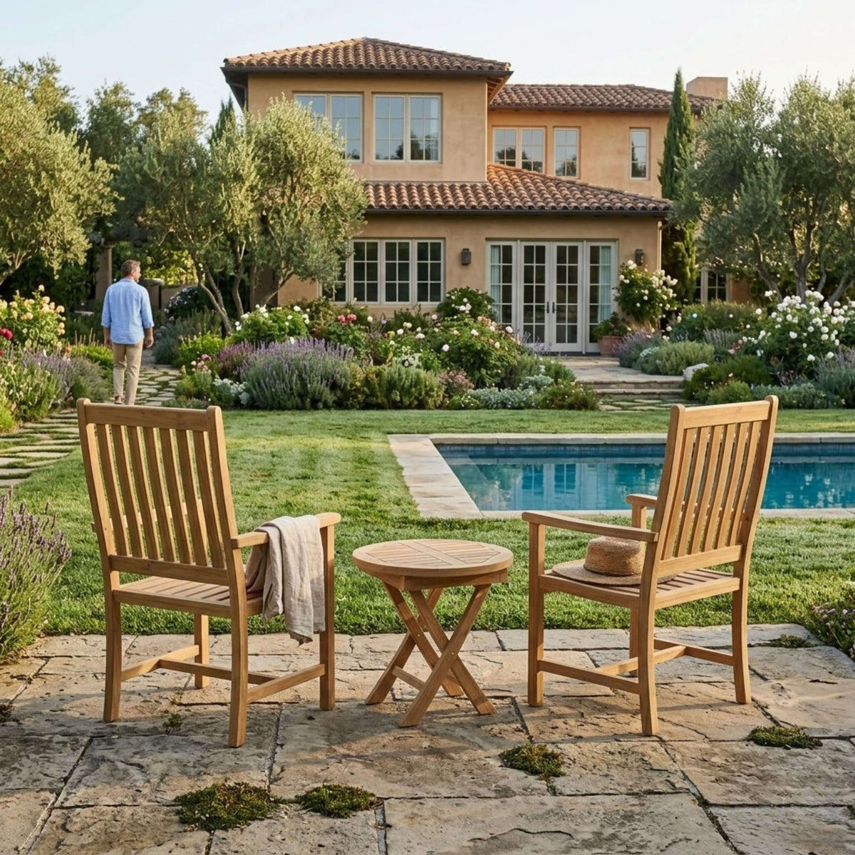 Anderson Teak Bahama Wilshire 3-Piece Set