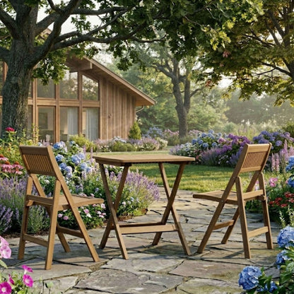 Anderson Teak Windsor 3-Piece Square Bistro Set