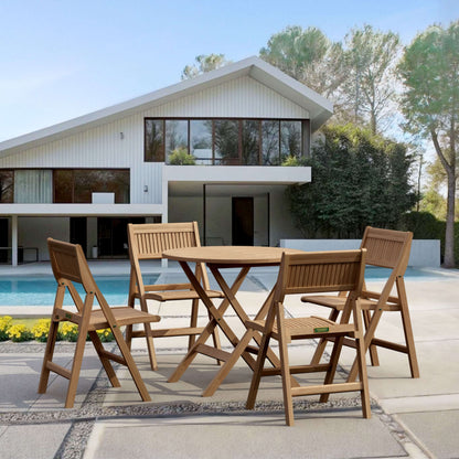 Anderson Teak Windsor 5-Piece Round Bistro Set