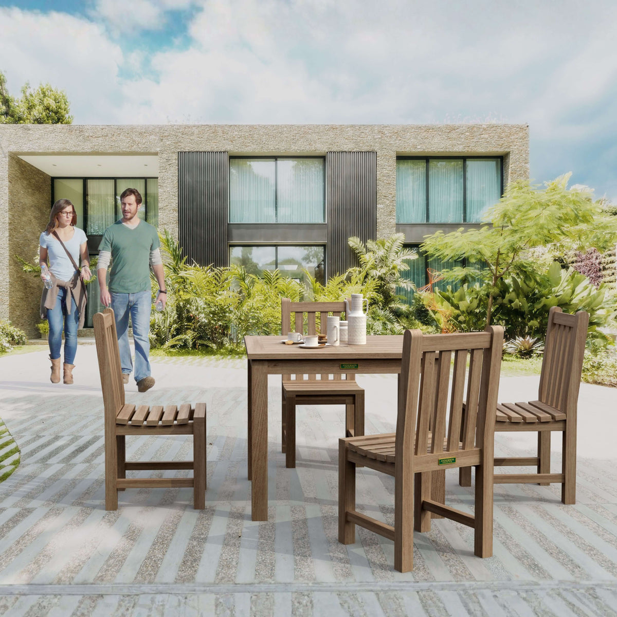 Anderson Teak Bahama Classic 5-Piece Dining Set