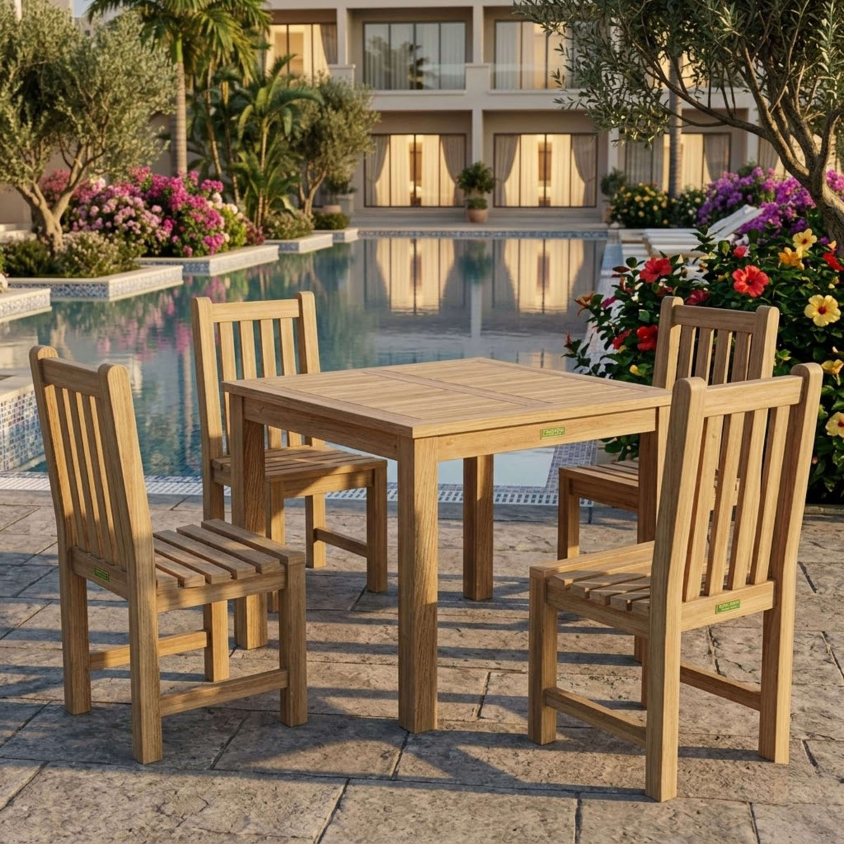 Anderson Teak Bahama Classic 5-Piece Dining Set
