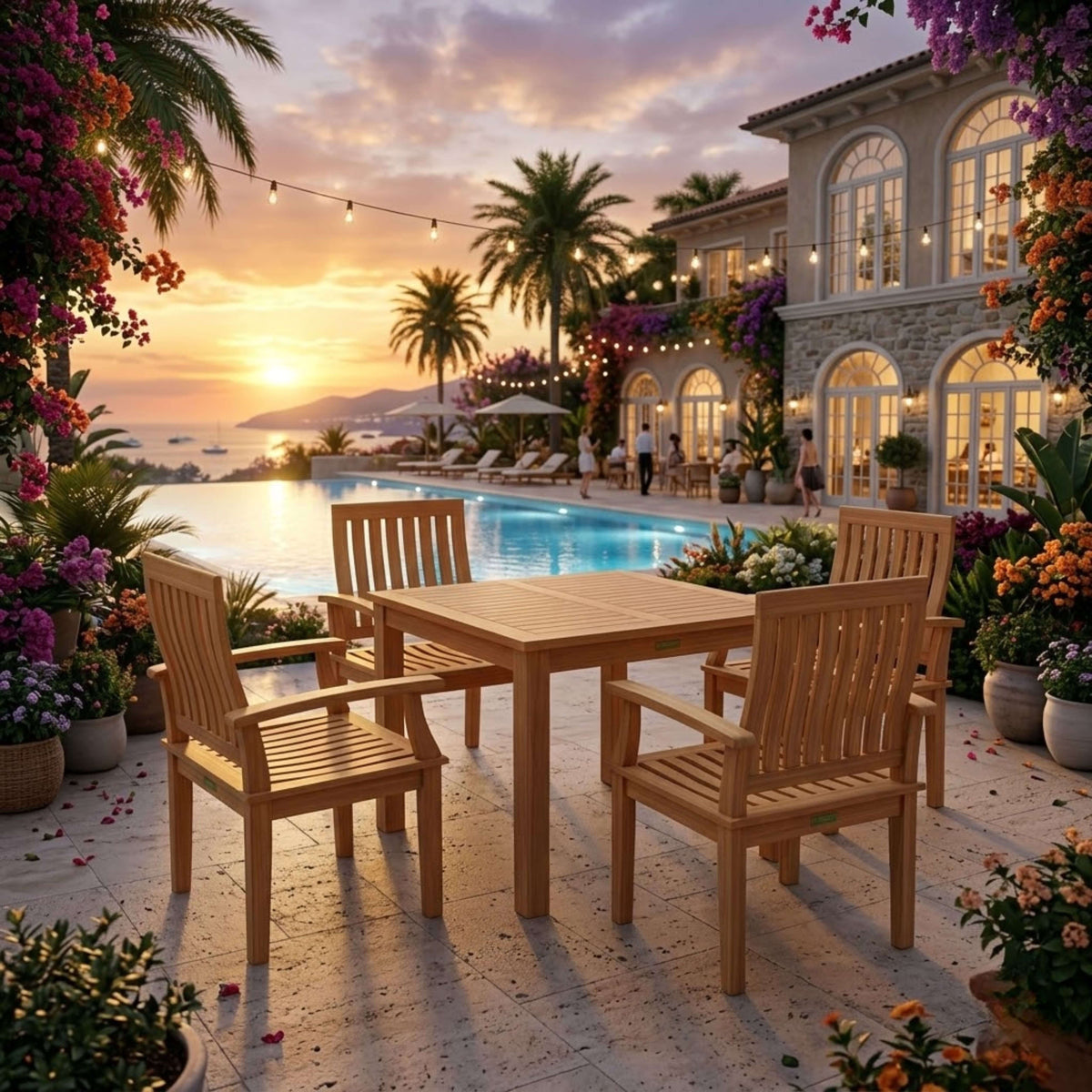 Anderson Teak Bahama Brianna 5-Piece Dining Set