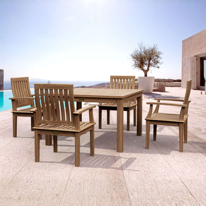 Anderson Teak Windsor Brianna 5-Piece Dining Table Set