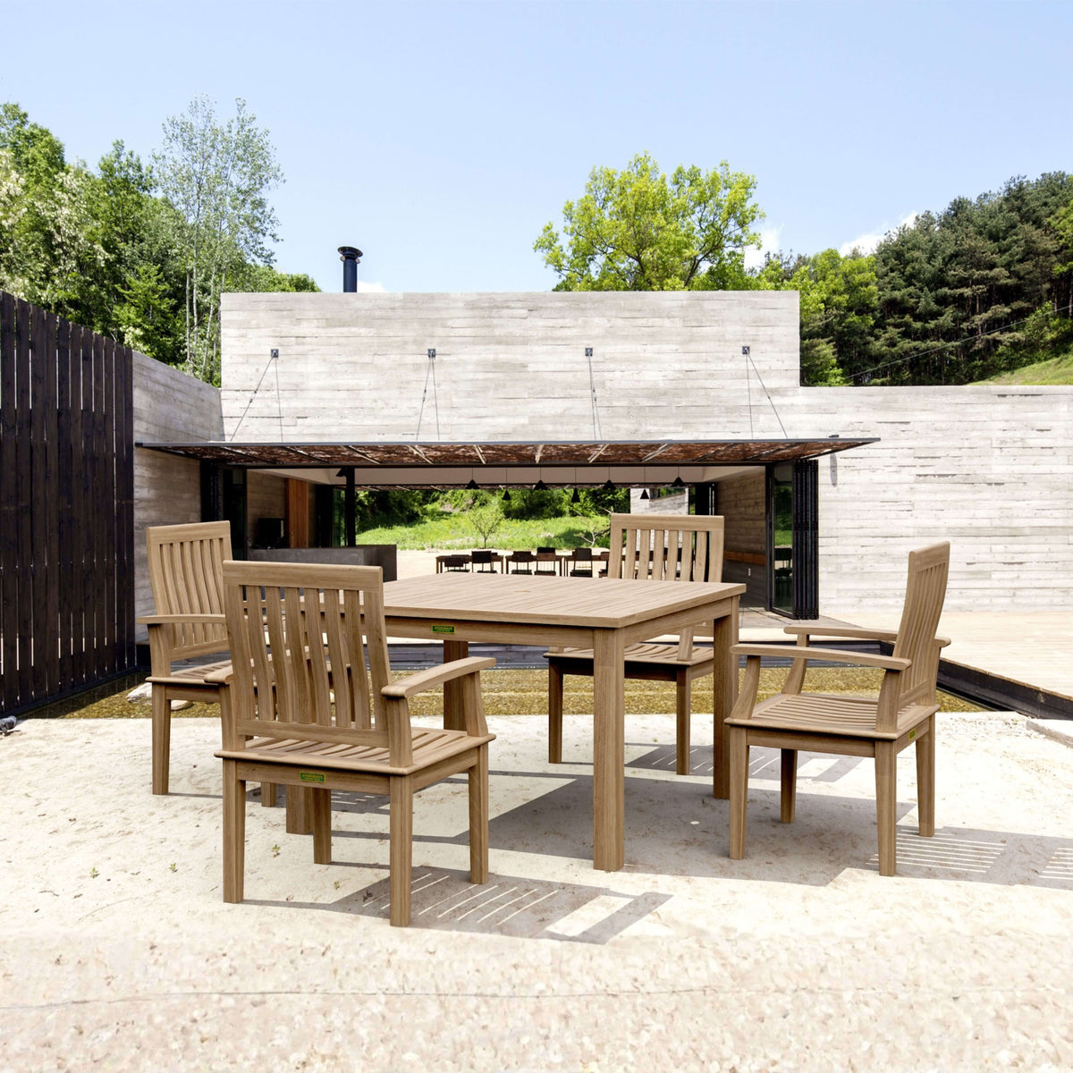 Anderson Teak Windsor Brianna 5-Piece Dining Table Set