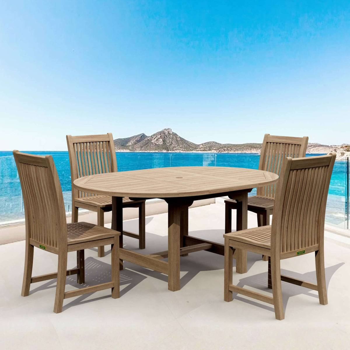 Anderson Teak Bahama Chicago 5-Piece Dining Set