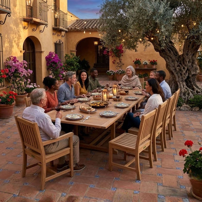 Anderson Teak Valencia Rialto 13-Piece Dining Set