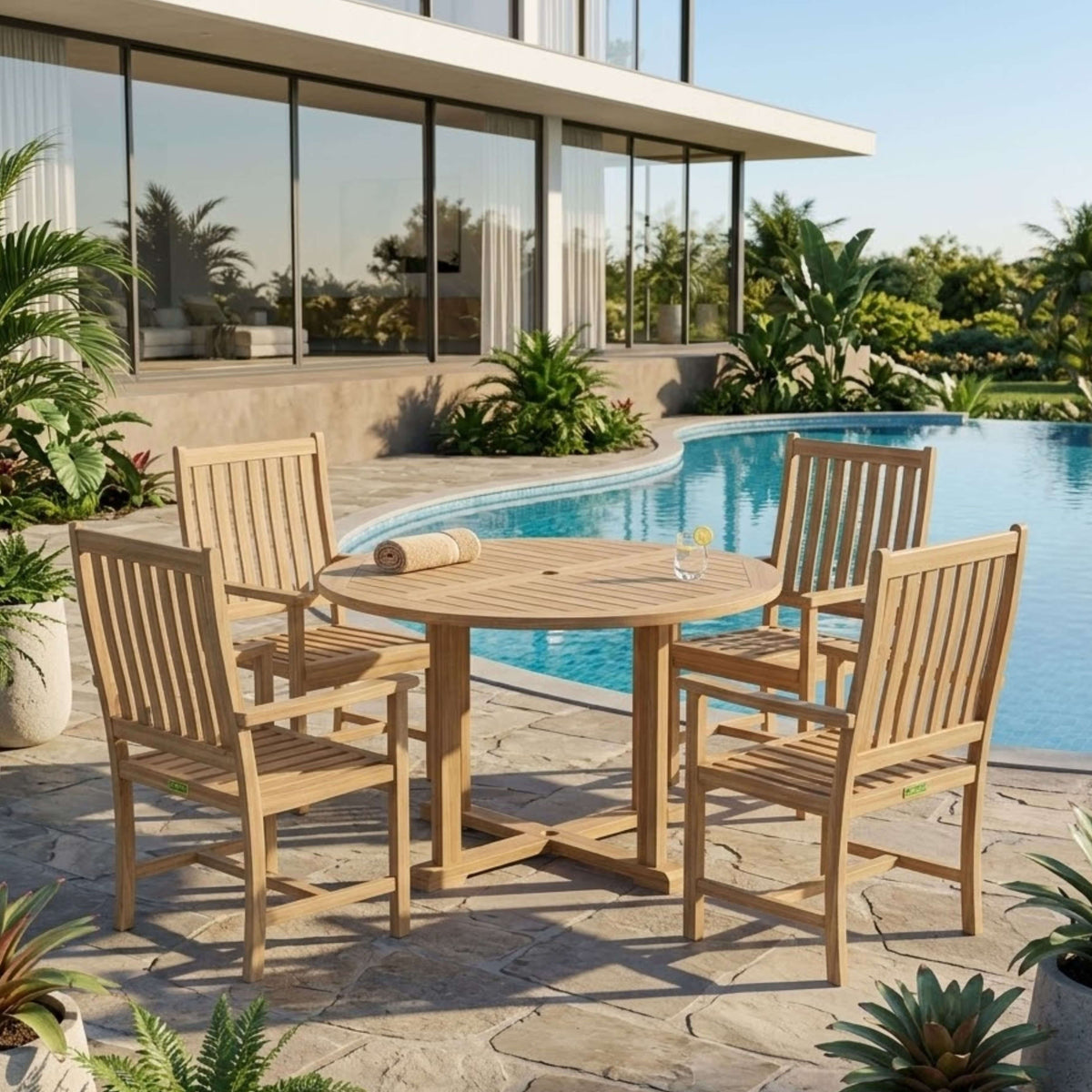 Anderson Teak Tosca Wilshere 5-Piece Dining Set