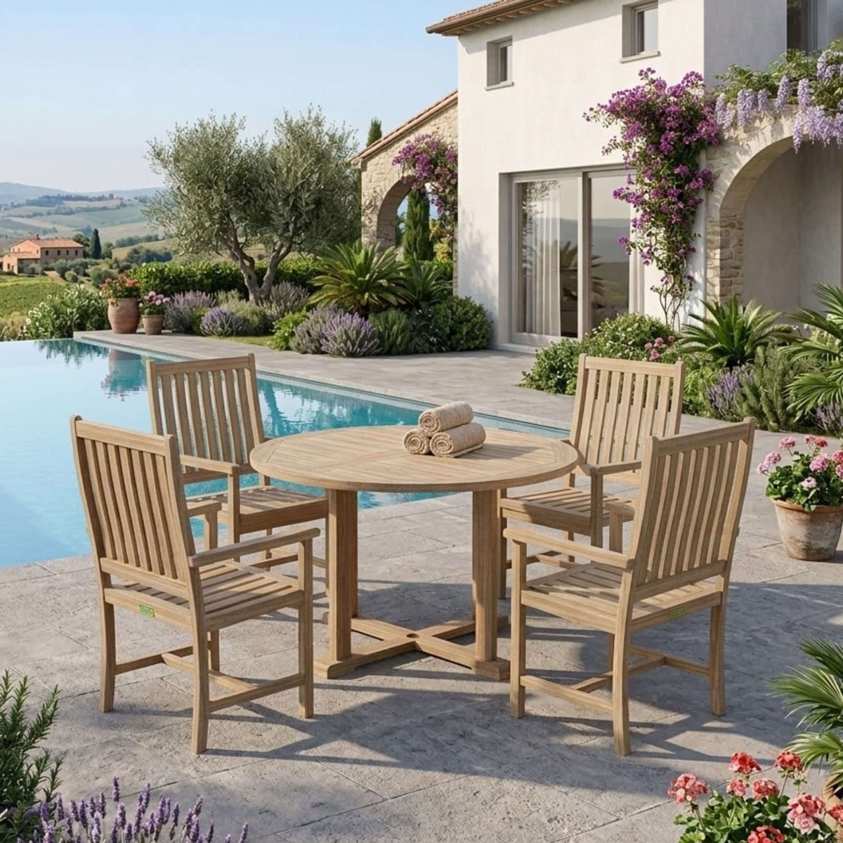 Anderson Teak Tosca Wilshere 5-Piece Dining Set