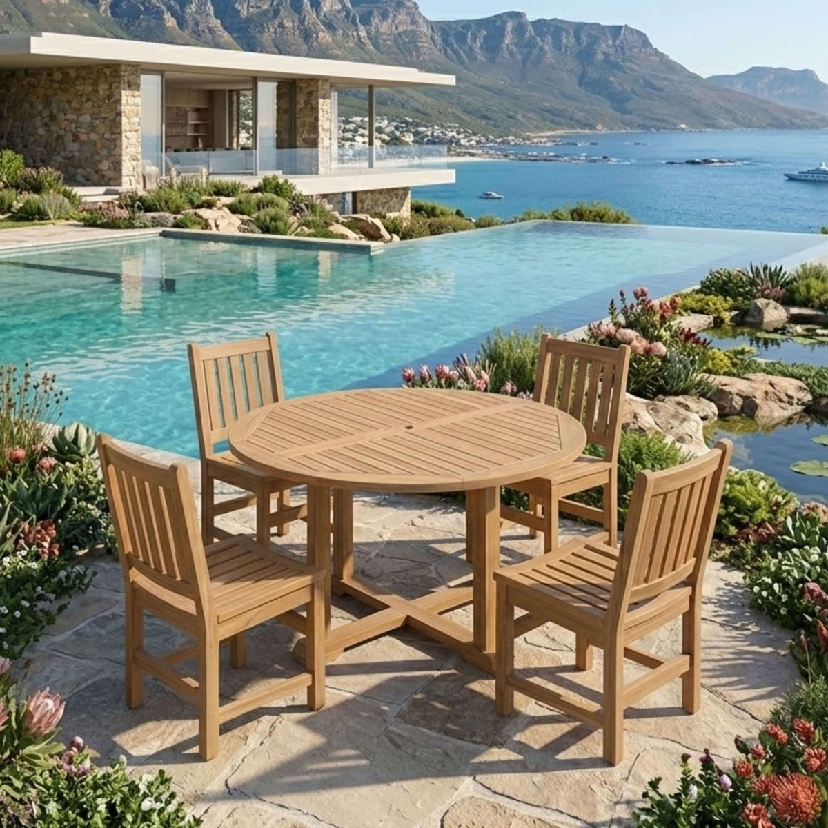 Anderson Teak Tosca Sonoma 5-Piece Dining Set