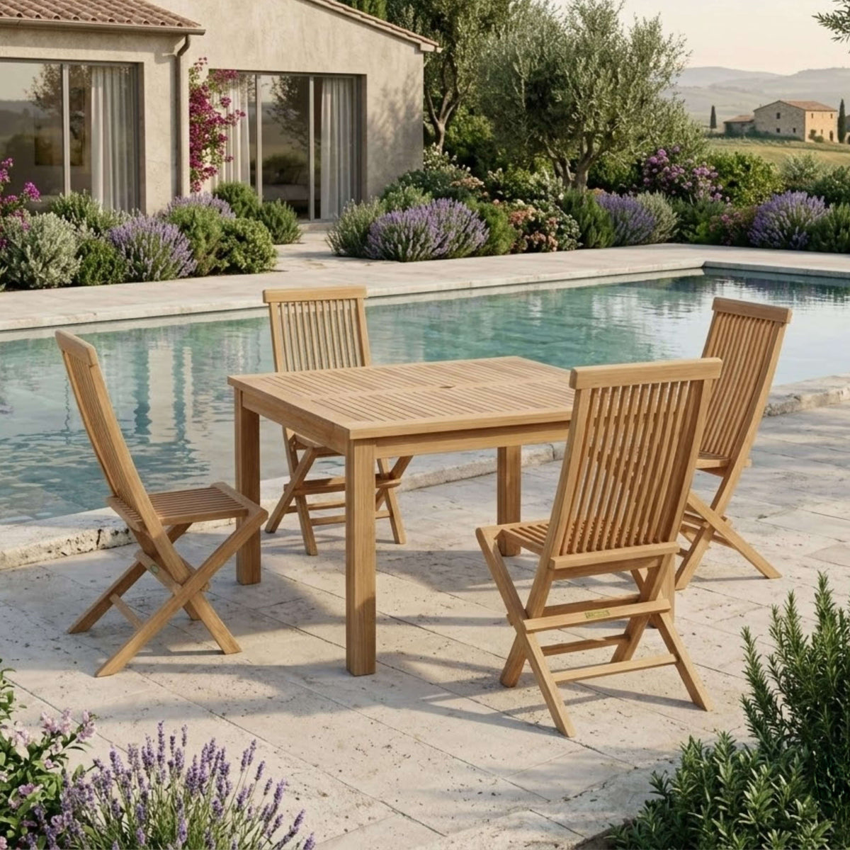 Anderson Teak Windsor Classic 5-Piece Dining Set