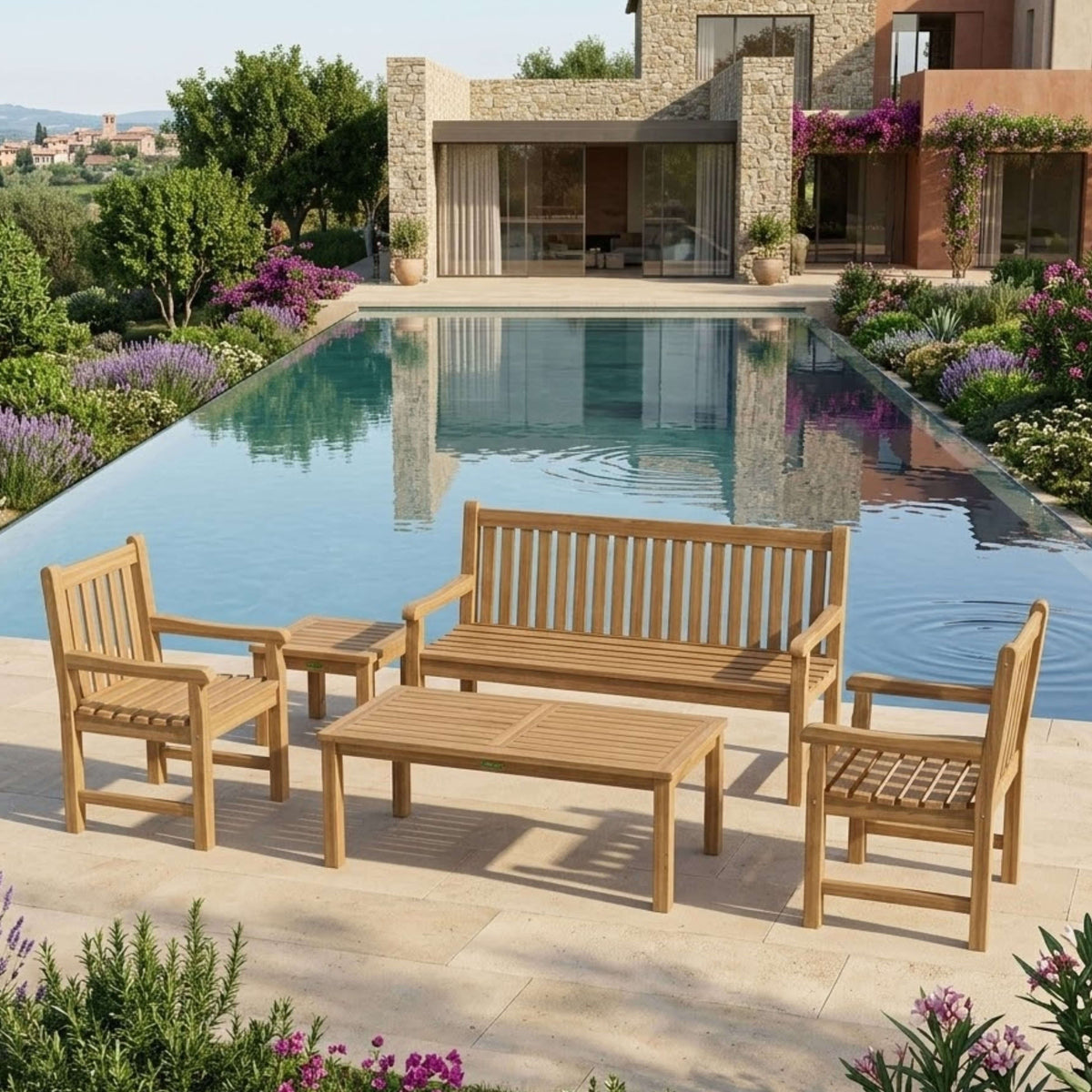 Anderson Teak Classic 5-Piece Conversation Set