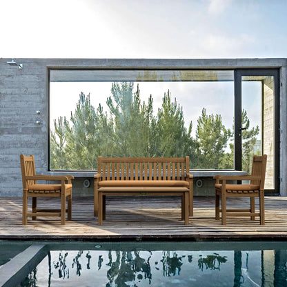 Anderson Teak Classic 3-Seater 4-Piece Conversation Set