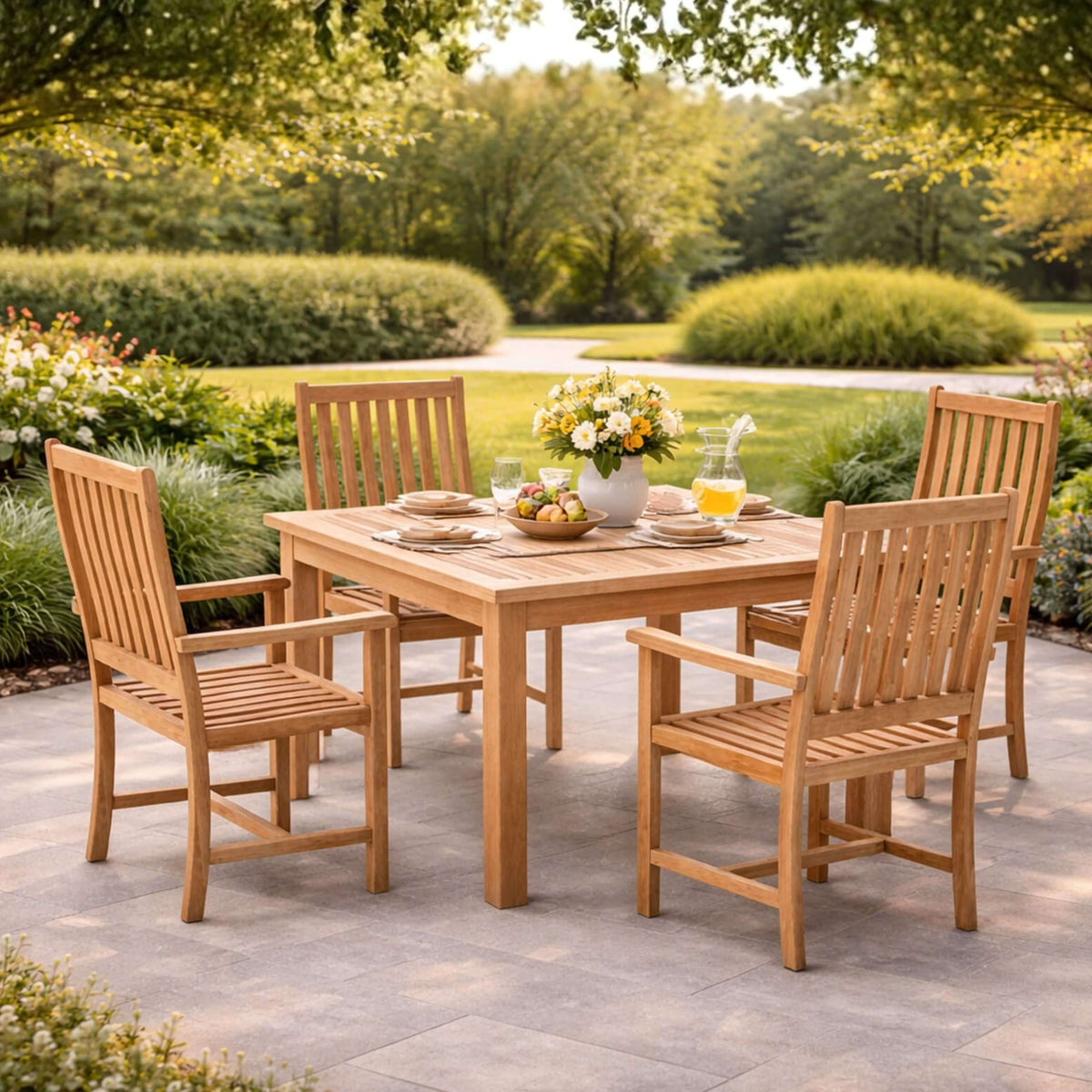 Anderson Teak Windsor Wilshire 5-Piece Dining Set