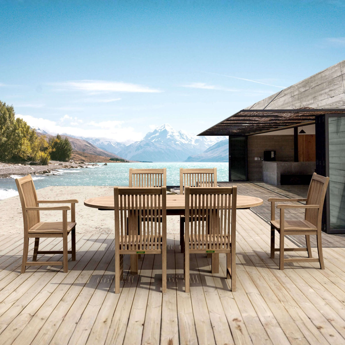 Anderson Teak Bahama Chicago 7-Piece Dining Set